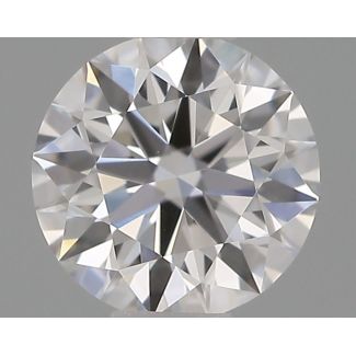 0.32 Carat Round D VS1 EX GIA Natural Diamond