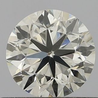 0.6 Carat Round H SI1 VG EX GIA Natural Diamond