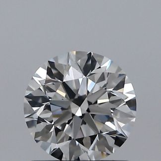 0.80 Carat Round D VVS2 EX GIA Natural Diamond