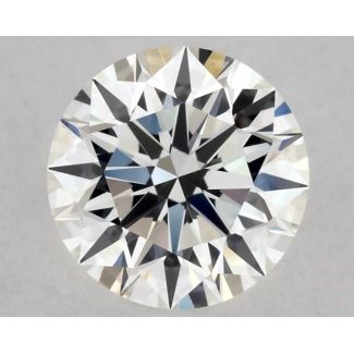 0.5 Carat Round H VS1 EX GIA Natural Diamond