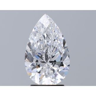 3.0 Carat Pear D VS1 - EX VG GIA Natural Diamond