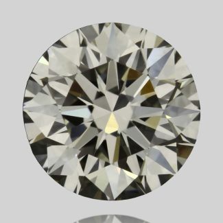 0.45 Carat Round I VVS1 EX VG GIA Natural Diamond