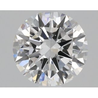 0.83 Carat Round D SI1 EX GIA Natural Diamond