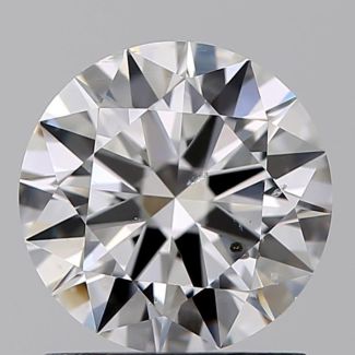 1.01 Carat Round F SI1 EX GIA Natural Diamond