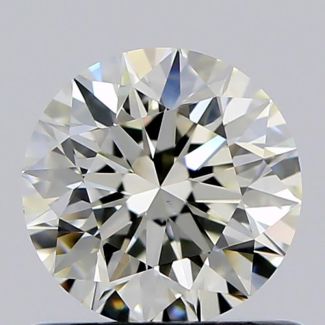 0.70 Carat Round K VS1 VG EX GIA Natural Diamond