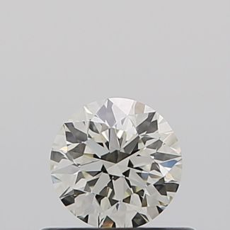 0.40 Carat Round K VVS2 EX GIA Natural Diamond