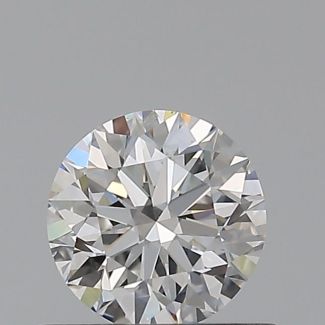 0.5 Carat Round F SI1 EX VG GIA Natural Diamond