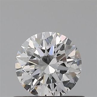 0.50 Carat Round E IF EX GIA Natural Diamond