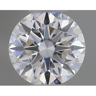 0.22 Carat Round D VS2 EX GIA Natural Diamond