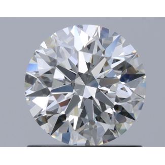 0.95 Carat Round H VS2 EX GIA Natural Diamond