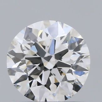 0.72 Carat Round F SI2 EX GIA Natural Diamond