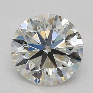 0.70 Carat Round H VS1 VG EX GIA Natural Diamond