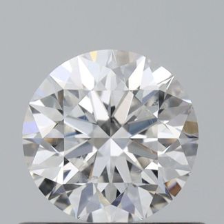 0.5 Carat Round F SI1 EX VG GIA Natural Diamond