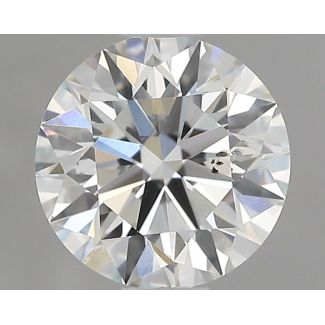 0.7 Carat Round G SI1 EX GIA Natural Diamond