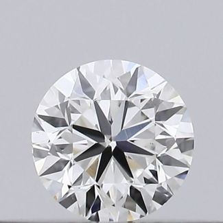 0.18 Carat Round F VS1 VG EX GIA Natural Diamond