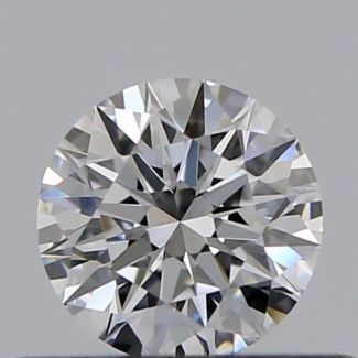 0.33 Carat Round D VS2 EX GIA Natural Diamond