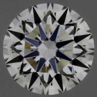 0.33 Carat Round I VVS1 EX GIA Natural Diamond