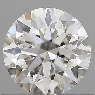 0.7 Carat Round H VVS2 VG EX GIA Natural Diamond