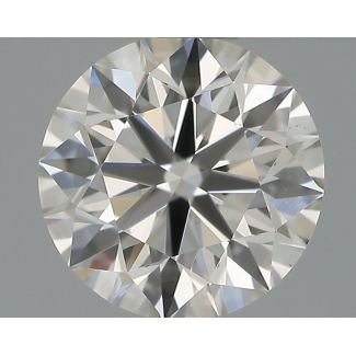 0.52 Carat Round H VS1 EX IGI Natural Diamond