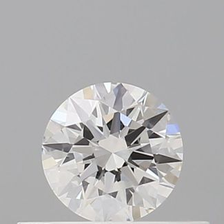 0.31 Carat Round E VVS1 EX GIA Natural Diamond