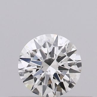 0.23 Carat Round F SI1 EX GIA Natural Diamond