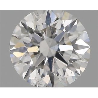 0.34 Carat Round D SI1 EX GIA Natural Diamond