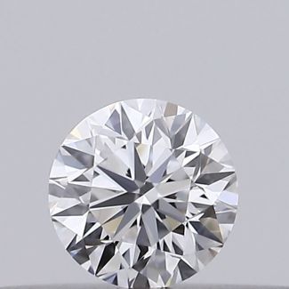 0.18 Carat Round E VVS1 VG EX GIA Natural Diamond