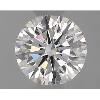 0.37 Carat Round E VS1 EX VG IGI Natural Diamond