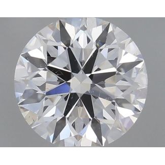 0.45 Carat Round E SI1 EX GIA Natural Diamond