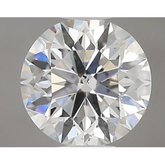 0.45 Carat Round G SI1 EX GIA Natural Diamond