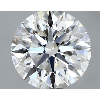 0.63 Carat Round E VVS1 EX GIA Natural Diamond