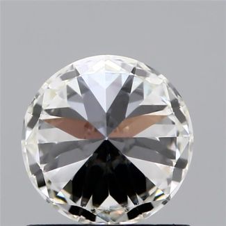 0.94 Carat Round H VS2 EX IGI Natural Diamond