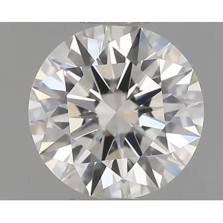 0.61 Carat Round G VVS1 EX IGI Natural Diamond