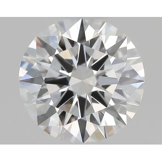 0.58 Carat Round D VVS1 EX GIA Natural Diamond