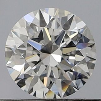 0.55 Carat Round D VVS1 EX GIA Natural Diamond