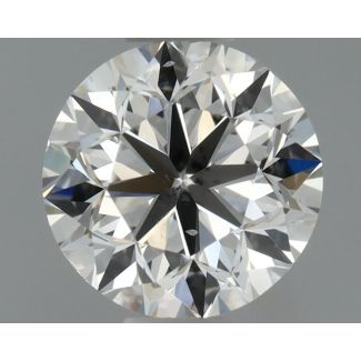 0.5 Carat Round F SI1 VG EX GIA Natural Diamond