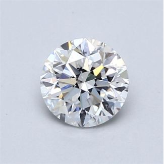 0.70 Carat Round E SI1 VG EX GIA Natural Diamond