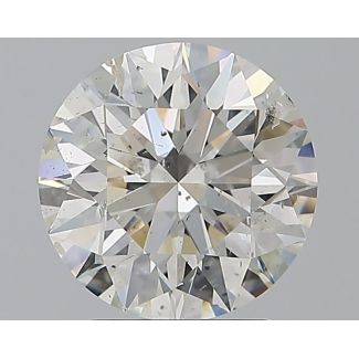 2.01 Carat Round F SI2 EX GIA Natural Diamond