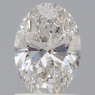 1.00 Carat Oval F SI2 - VG GIA Natural Diamond