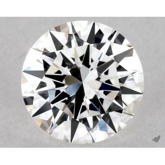 0.70 Carat Round F SI2 VG EX GIA Natural Diamond