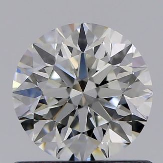 0.70 Carat Round H VVS1 VG GIA Natural Diamond