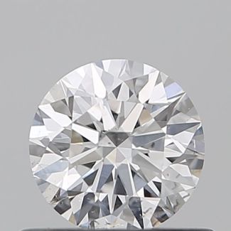 0.51 Carat Round D SI1 EX VG GIA Natural Diamond