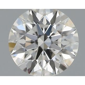 0.32 Carat Round G VVS2 EX IGI Natural Diamond