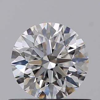 0.50 Carat Round E VS2 EX GIA Natural Diamond