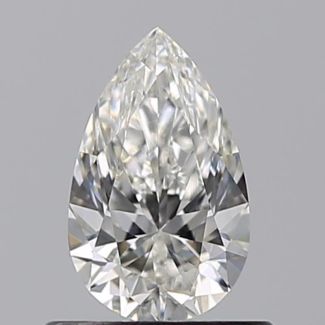 0.56 Carat Pear H VS2 - VG EX GIA Natural Diamond