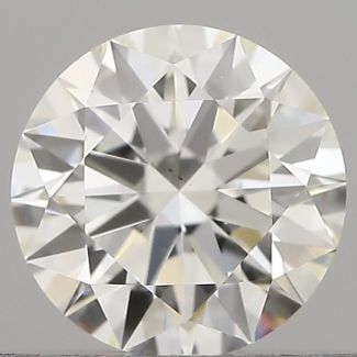 0.5 Carat Round H VS1 EX GIA Natural Diamond