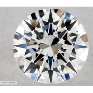 0.30 Carat Round H VS2 EX GIA Natural Diamond