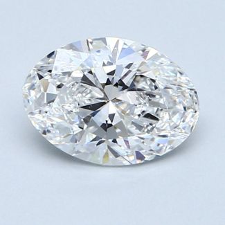 1.51 Carat Oval E VS1 - EX GIA Natural Diamond