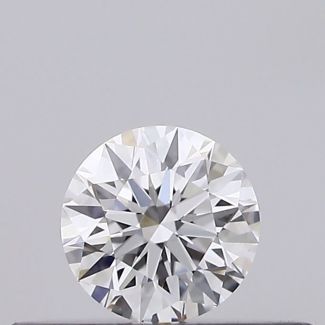 0.18 Carat Round E VVS2 EX VG GIA Natural Diamond