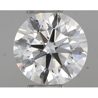 0.30 Carat Round H VVS1 EX VG GIA Natural Diamond